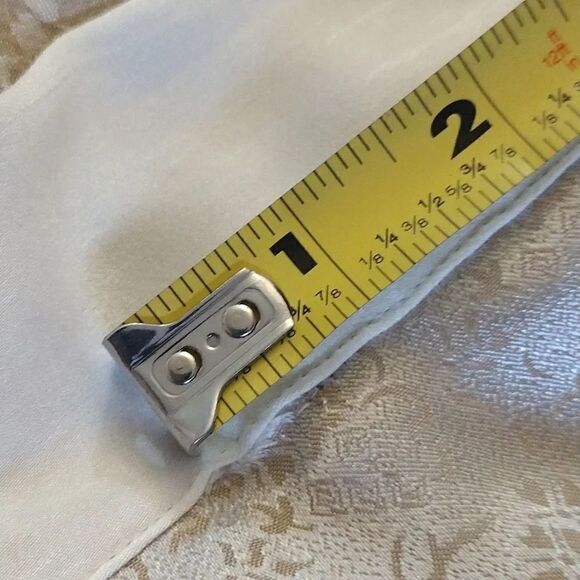 Victoria's Secret 1999 Gold Ivory Satin Textured Long Kimono Robe M/ L - Picture 12 of 16